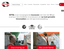 Tablet Screenshot of nittel.nl